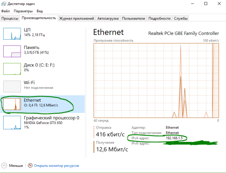 Как узнать ip адрес ноутбука