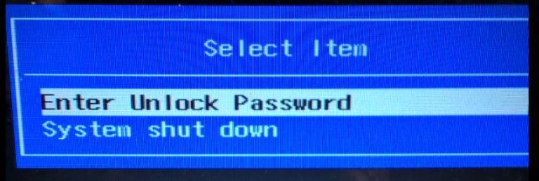 Сбросить пароль на биос на ноутбуке