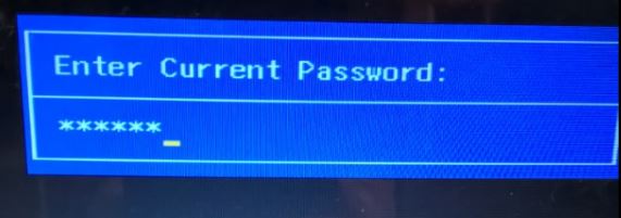 Enter current password на ноутбуке acer при загрузке что делать