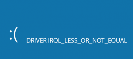 ошибка irql_not_less_or_equal windows 10