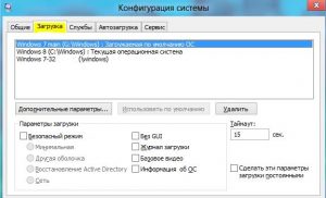 Выбор варианта загрузки windows 8