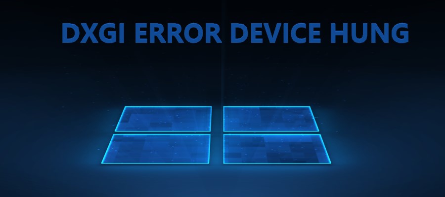 Dxgi error device hung как исправить на виндовс 10