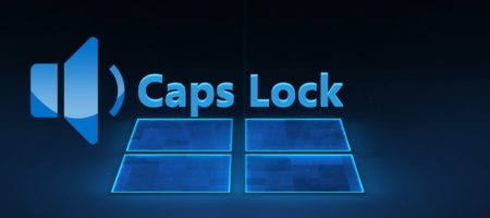 Отключить звуковое уведомление при нажатии Caps Lock в Windows 10