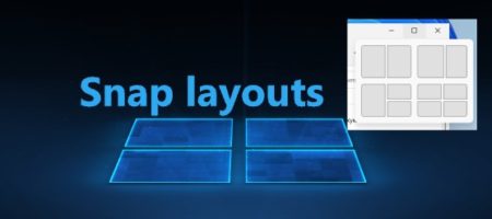 многоооконность Snap layouts Windows 11