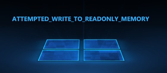 Attempted write to readonly memory windows 10 как исправить