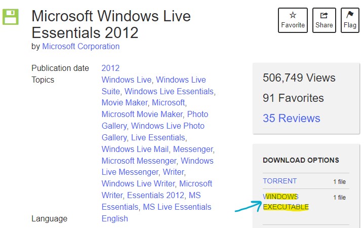 скачать Microsoft Windows Live Essentials 2012