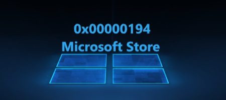 0x00000194 Microsoft Store