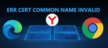 ERR CERT COMMON NAME INVALID в браузере