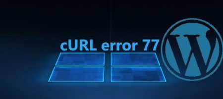 cURL error 77 wordpress
