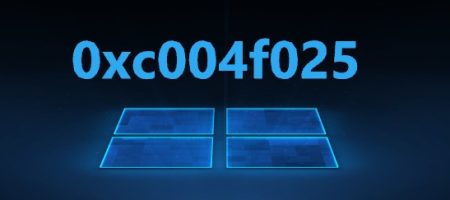 0xc004f025 активация Windows