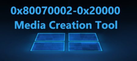 Ошибка 0x80070002-0x20000 Media Creation Tool