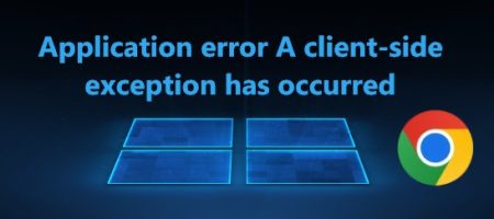 Application error A client-side exception has occurred