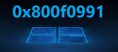 Ошибка 0x800f0991 при установке обновлений