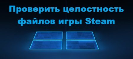 проверить целостность файлов игры Steam