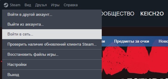 войти в сеть steam
