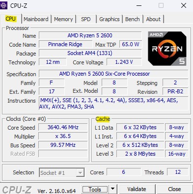 cpu-z проверка кэша памяти процессора