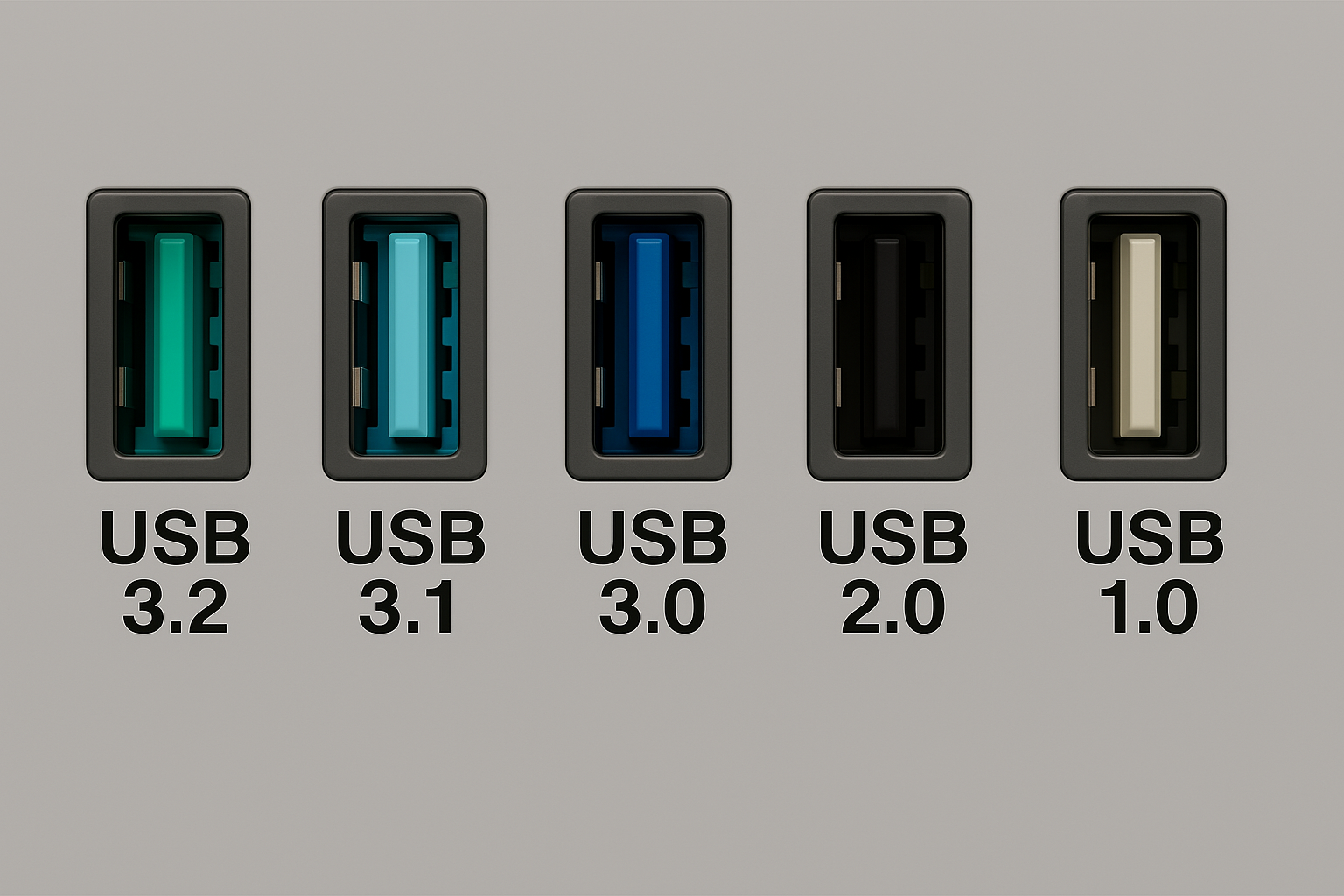 цвета USB портов
