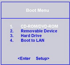 Boot Menu