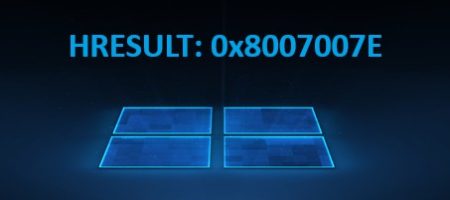 HRESULT 0x8007007E