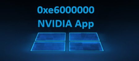nvidia app 0xe6000000