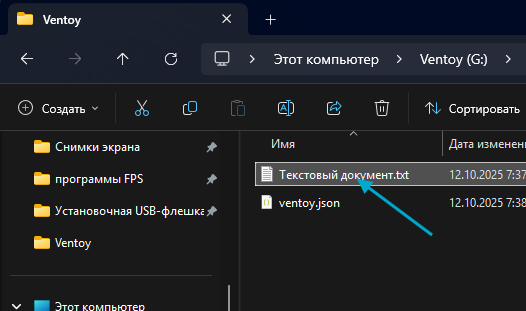 удалить старый файл с кодом в vetoy